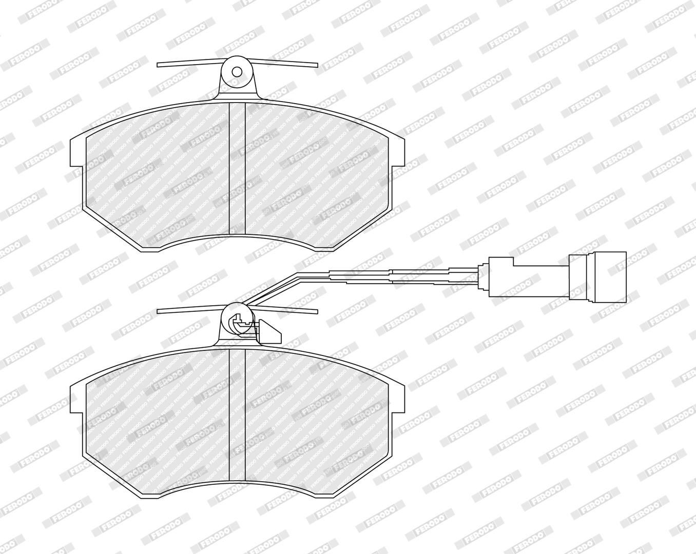 FDB954 Ferodo Колодки передние