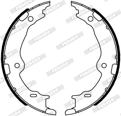 Тормозные колодки стояночного тормоза Ferodo FSB4123 цена, от 44.91 USD