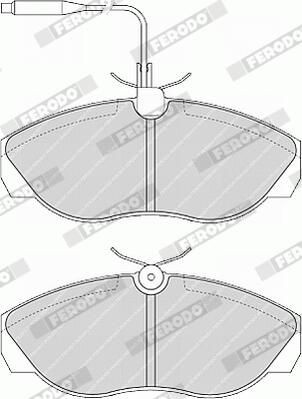 Купить FVR967 Ferodo Колодки тормозные
