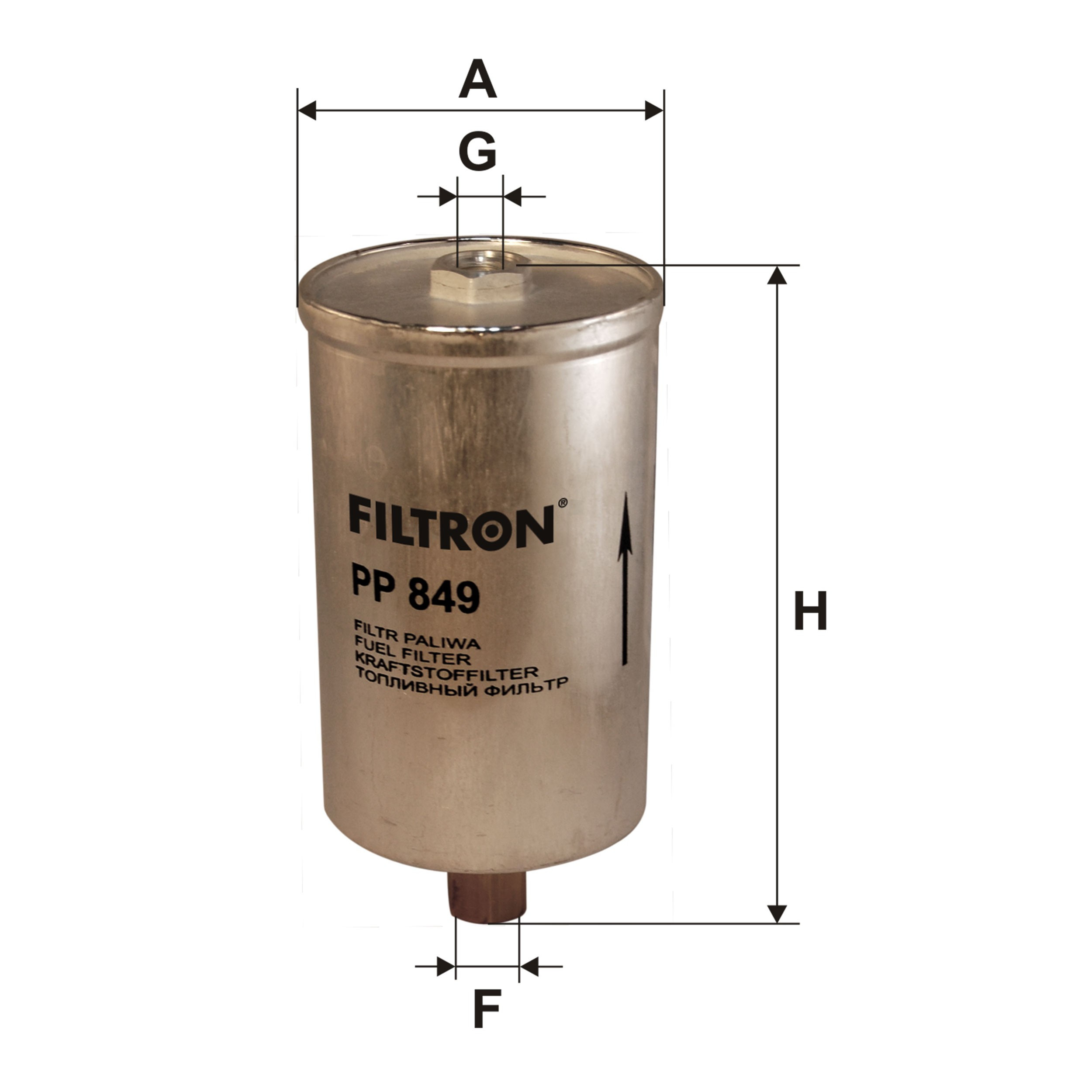Топливный фильтр PP849 Filtron