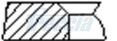 Купить FR10229000 Freccia Стандартные поршневые кольца в комплекте