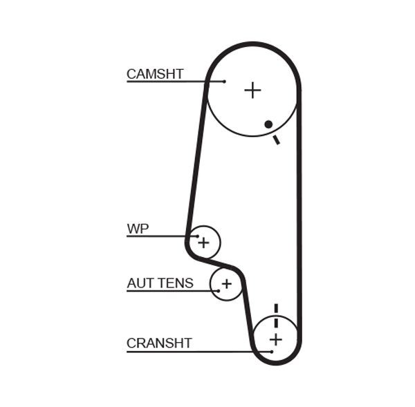Купить K015428XS Gates Комплект ГРМ