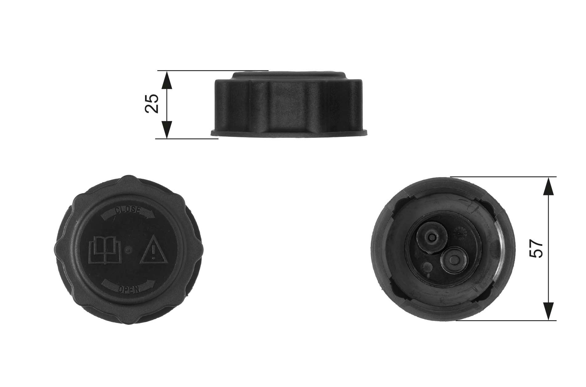 RC233 Gates Крышка бачка