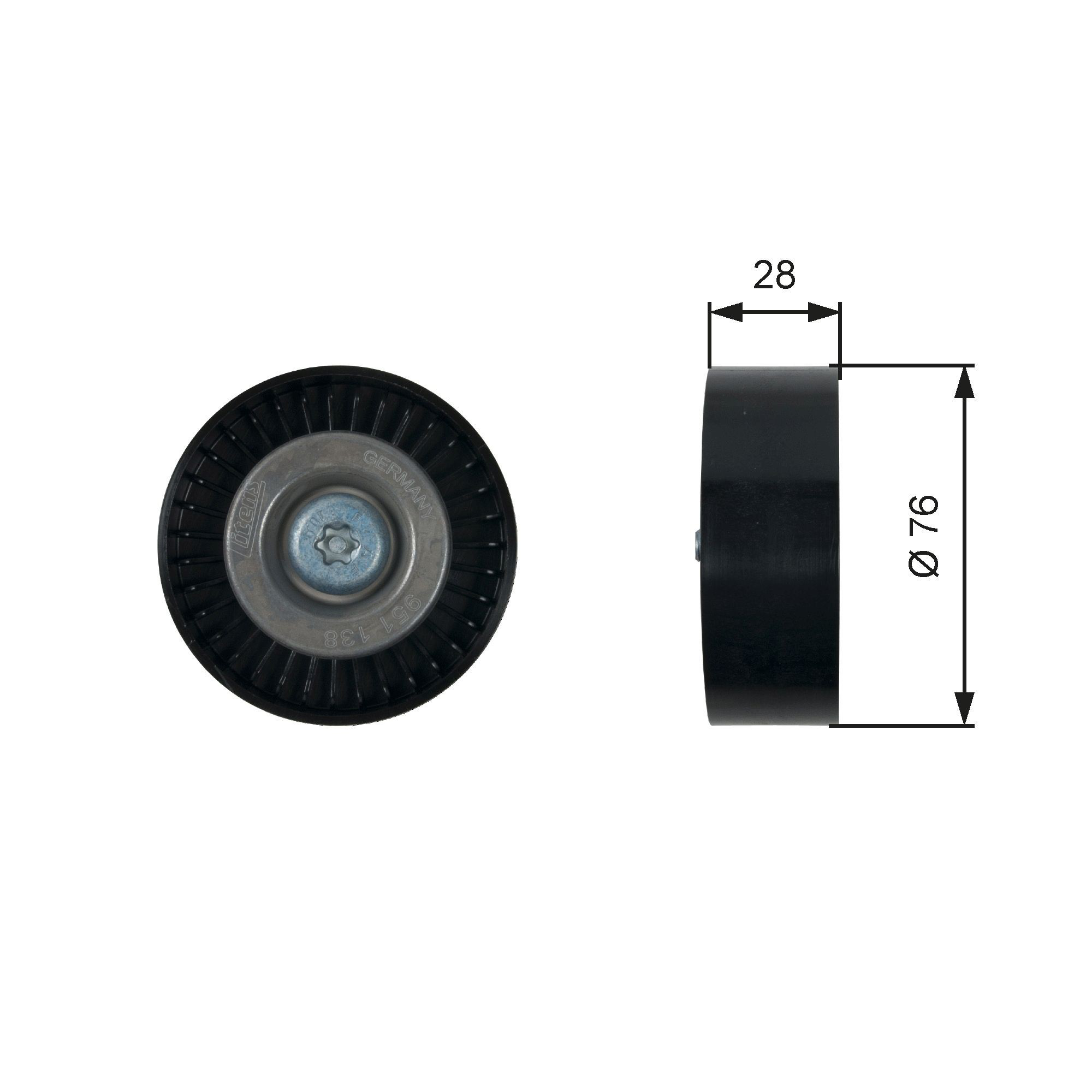 Паразитный ролик приводного ремня Magneti Marelli 331316170895 цена, от 10.48 USD