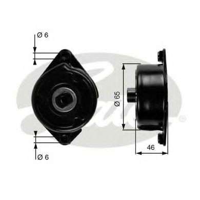 Роликовий модуль натяжителя ремня Gates T39006 цена, от 43.63 USD