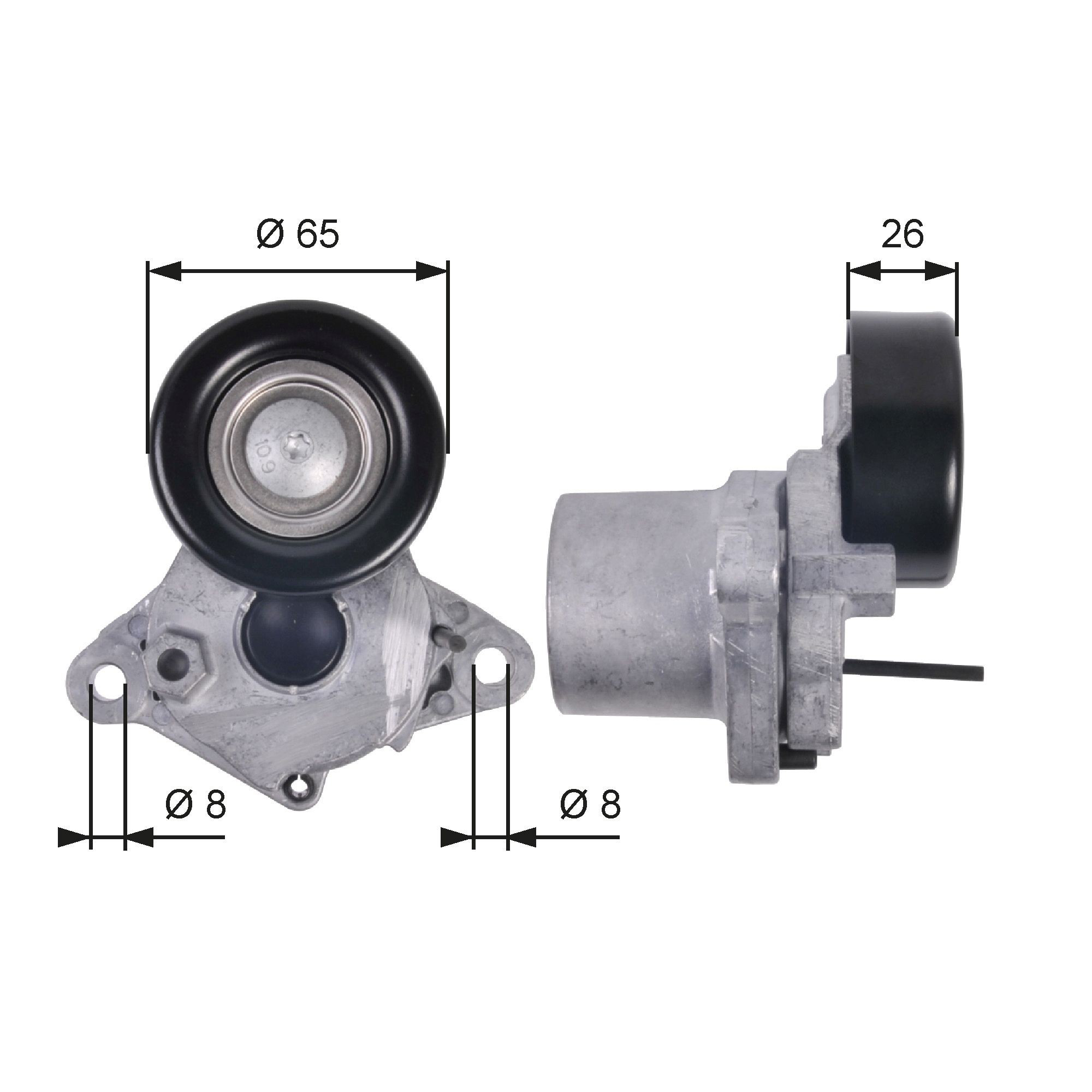 Роликовий модуль натяжителя ремня Magneti Marelli MPQ1220 цена, от 35.08 USD