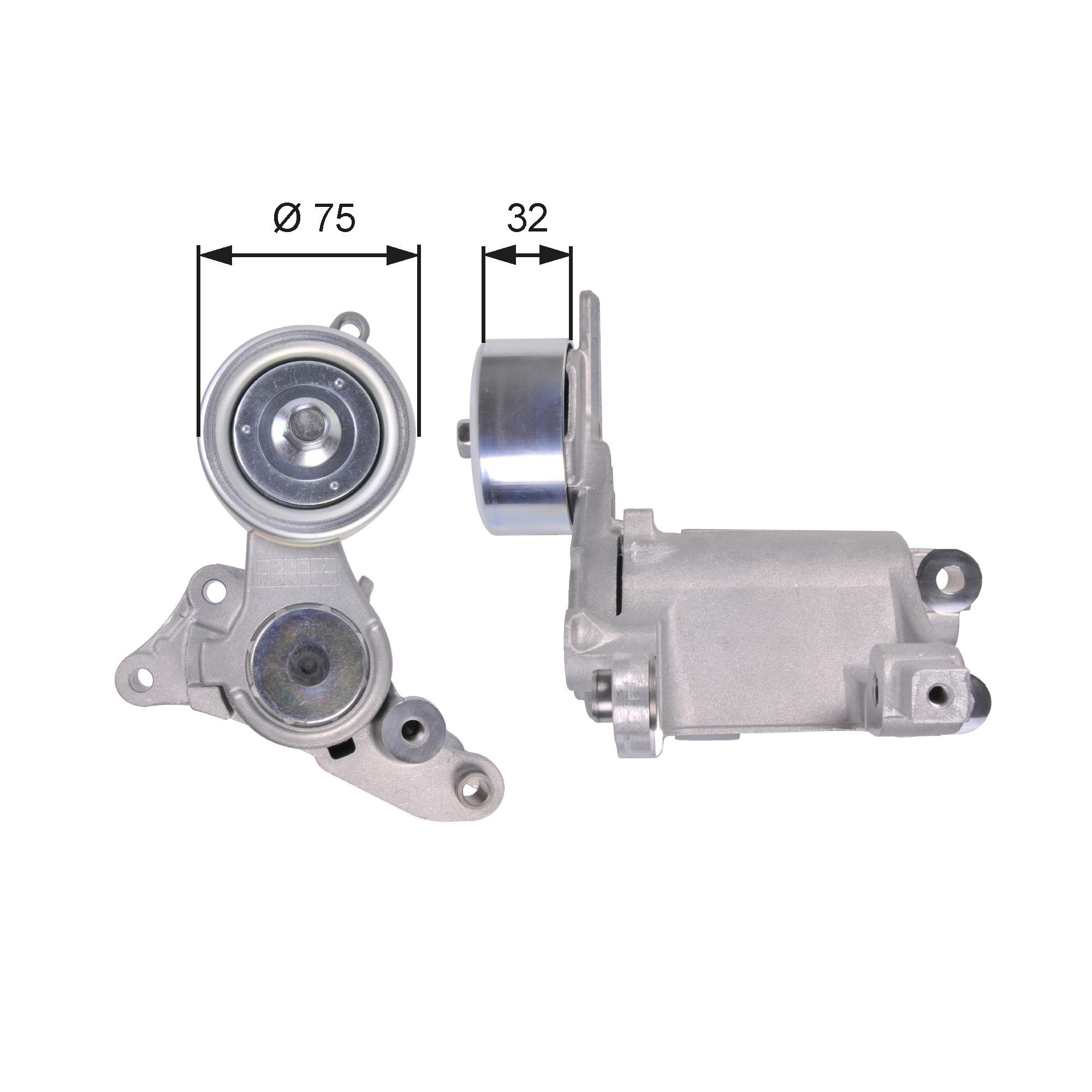Роликовий модуль натяжителя ремня Gates T39135 цена, от 63.35 USD