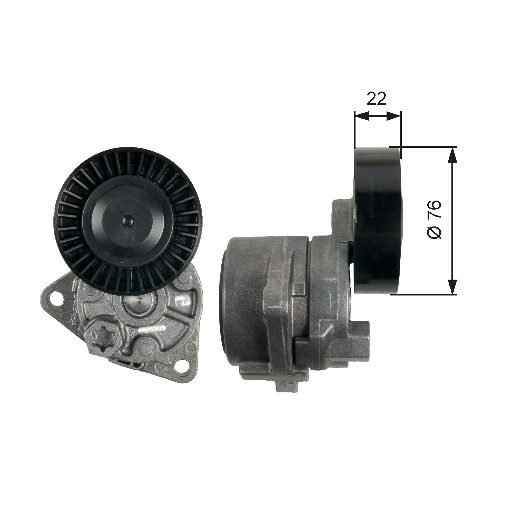 Роликовий модуль натяжителя ремня VALEO K6800 цена, от 11.56 USD