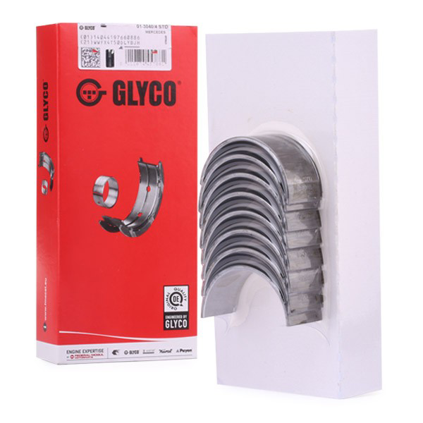 Шатунные вкладыши коленчатого вала Glyco 0130404 цена, от 16.79 USD