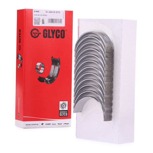 Шатунные вкладыши коленчатого вала Glyco 0138416 цена, от 33.82 USD