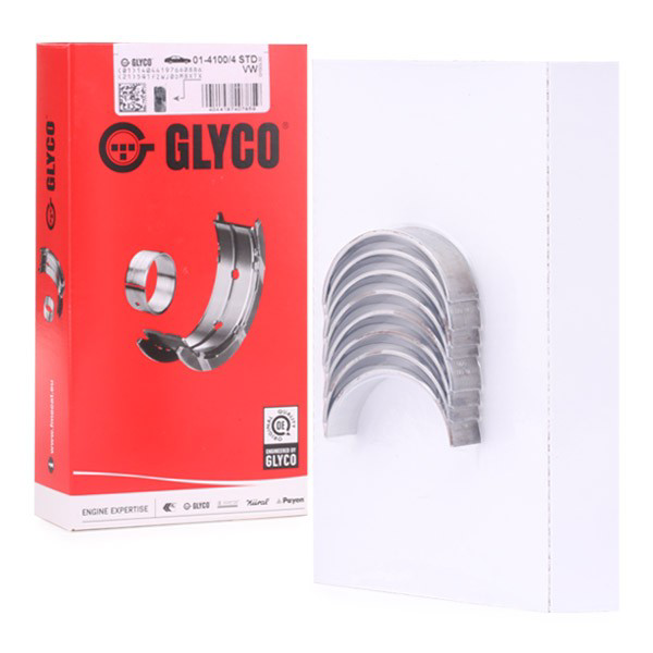 Шатунные вкладыши коленчатого вала Glyco 0141004STD цена, от 15.36 USD