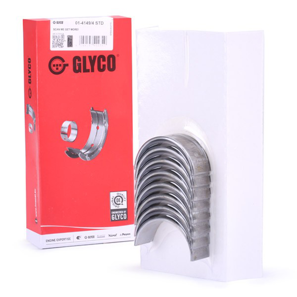 Купить 0141494STD Glyco Комплект шатунных вкладышей