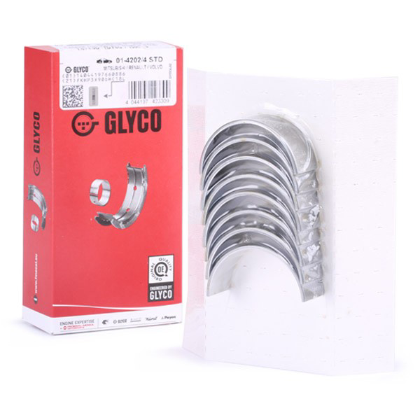 Купить 0142024STD Glyco Комплект шатунных вкладышей