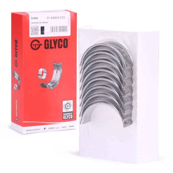 Шатунные вкладыши коленчатого вала Glyco 0143404 цена, от 78.98 USD