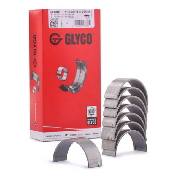 Купить 7135074025MM Glyco Вкладыши шатунные, 1-й ремонт