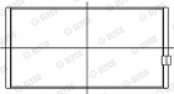 714239STD Glyco Комплект подшипников скольжения