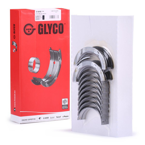 Вкладыши коленвала коренные, стандарт (STD) Glyco H9015STD цена, от 18.09 USD