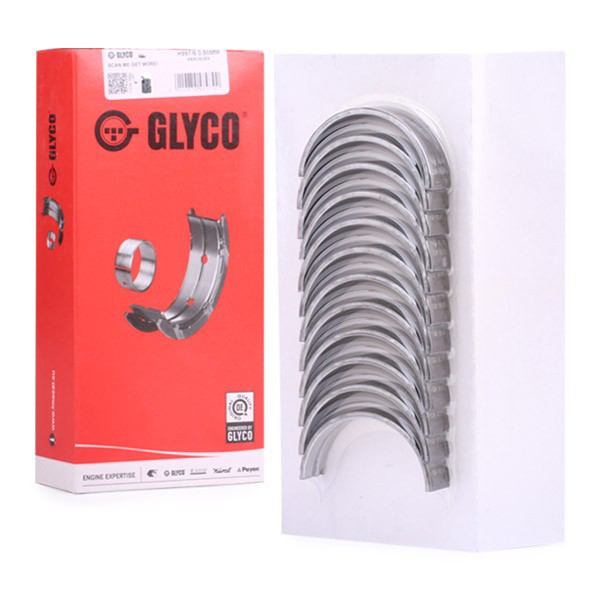 H9976050MM Glyco Комплект коренных вкладышей коленвала , 2-й ремонт
