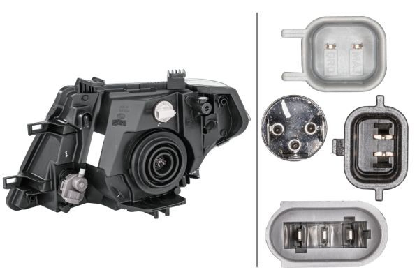Правая фара 1EE238055021 HELLA