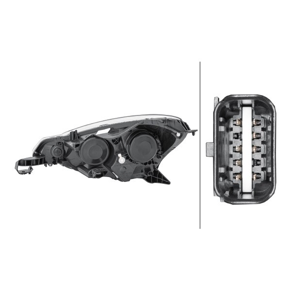 Правая фара 1EJ354674021 HELLA