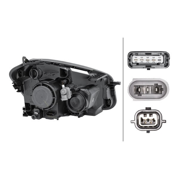 Фара левая HELLA 1EL010335051 цена, от 150.58 USD