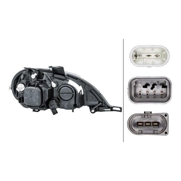 Купить 1EL223151171 HELLA Фара левая передняя