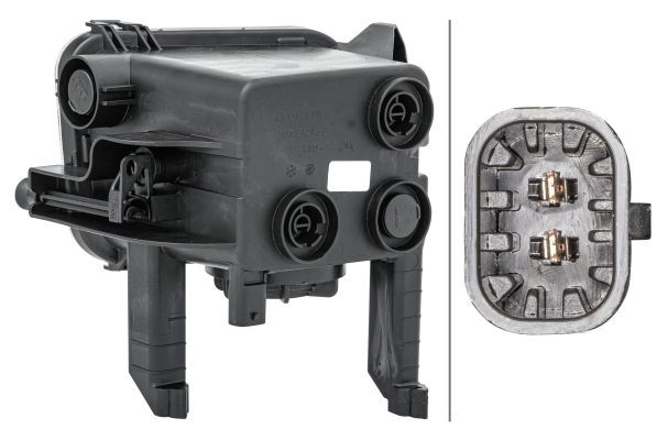 Фара противотуманная, правая HELLA 1NA354663021 цена, от 49.15 USD