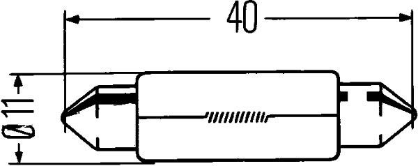 8GM002091131 HELLA Лампа