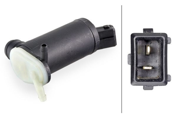 Электропомпа омывателя передний/задний HELLA 8TW006847001 цена, от 5.43 USD