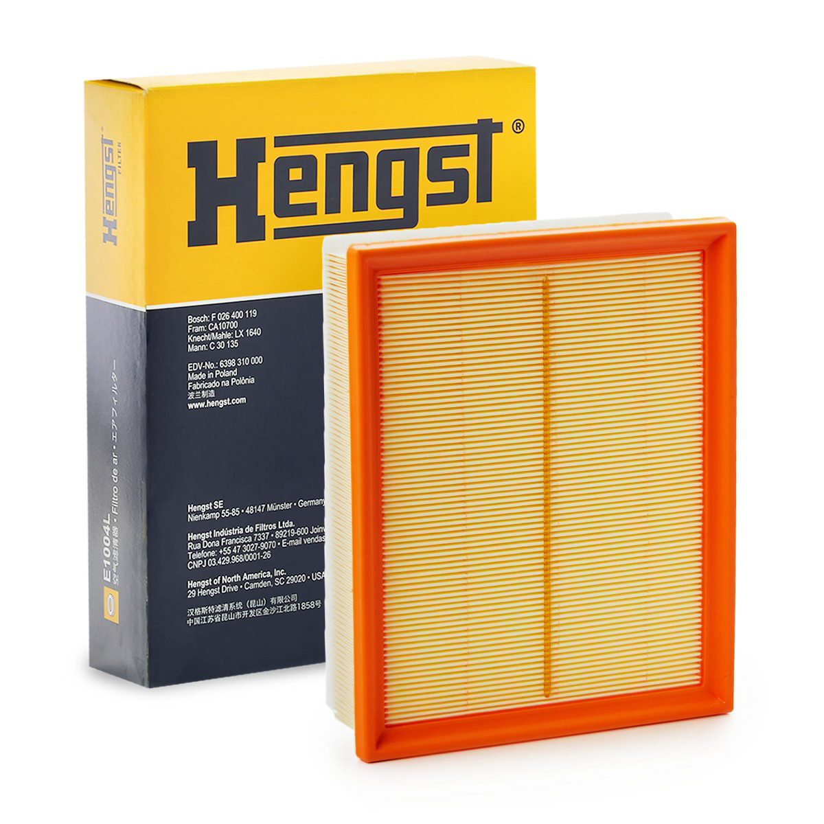 Элемент воздушного фильтра Hengst E1251L цена, от 10.81 USD