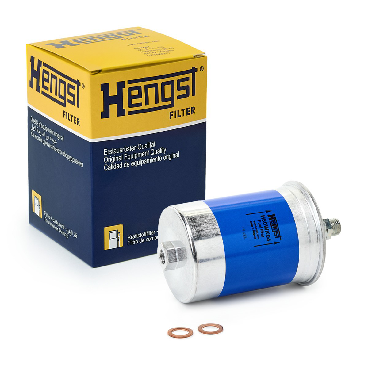 Фильтр тонкой очистки топлива Hengst H80WK04 цена, от 13.71 USD
