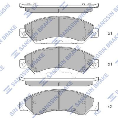 Купить 84233332 General Motors Колодки тормозные