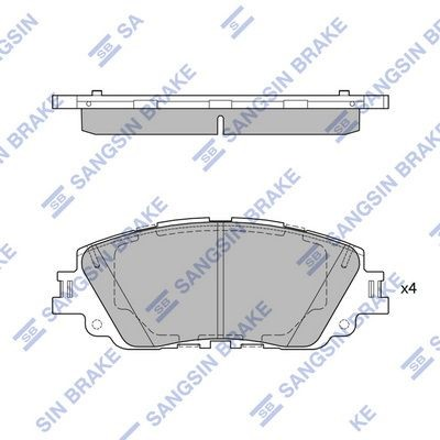 Колодки Akebono AN827K цена, от 30.34 USD