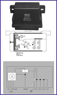Реле управления Mercedes C 190 седан (W201) (1982 - 1993) цена, от 58.45 USD