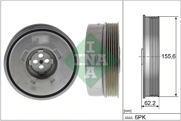 Шкив коленвала (демпфер) INA 544050110 цена, от 106.02 USD