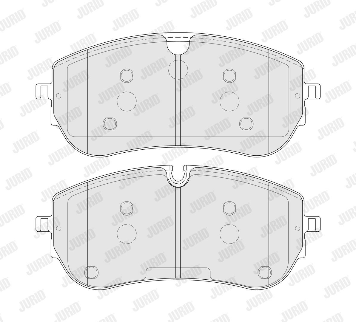 Купить J9C37915 Jaguar Колодки тормозные