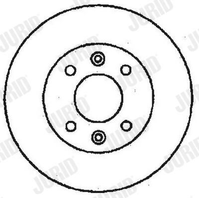 Тормоз дисковый передний Jurid/Bendix 561235JC цена, от 20.13 USD