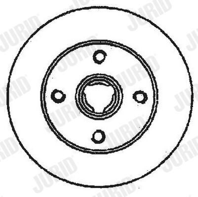 Задний тормозной диск Jurid/Bendix 561460JC цена, от 32.64 USD