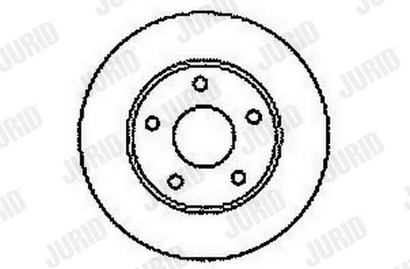 Задний тормозной диск Jurid/Bendix 561549JC цена, от 22.47 USD