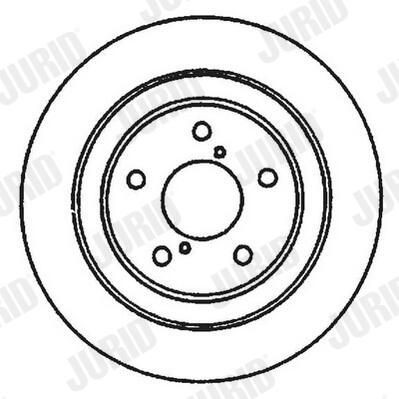 Тормоз дисковый передний Jurid/Bendix 561667JC цена, от 40.18 USD