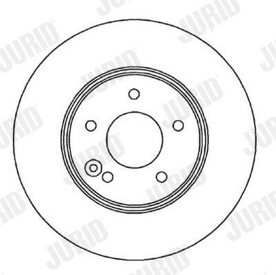 Тормоз дисковый передний Jurid/Bendix 562034JC цена, от 58.66 USD