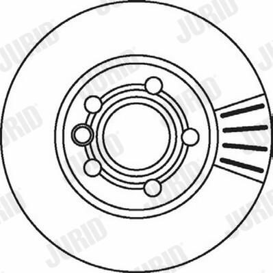 Тормоз дисковый передний Jurid/Bendix 562043JC цена, от 45.82 USD