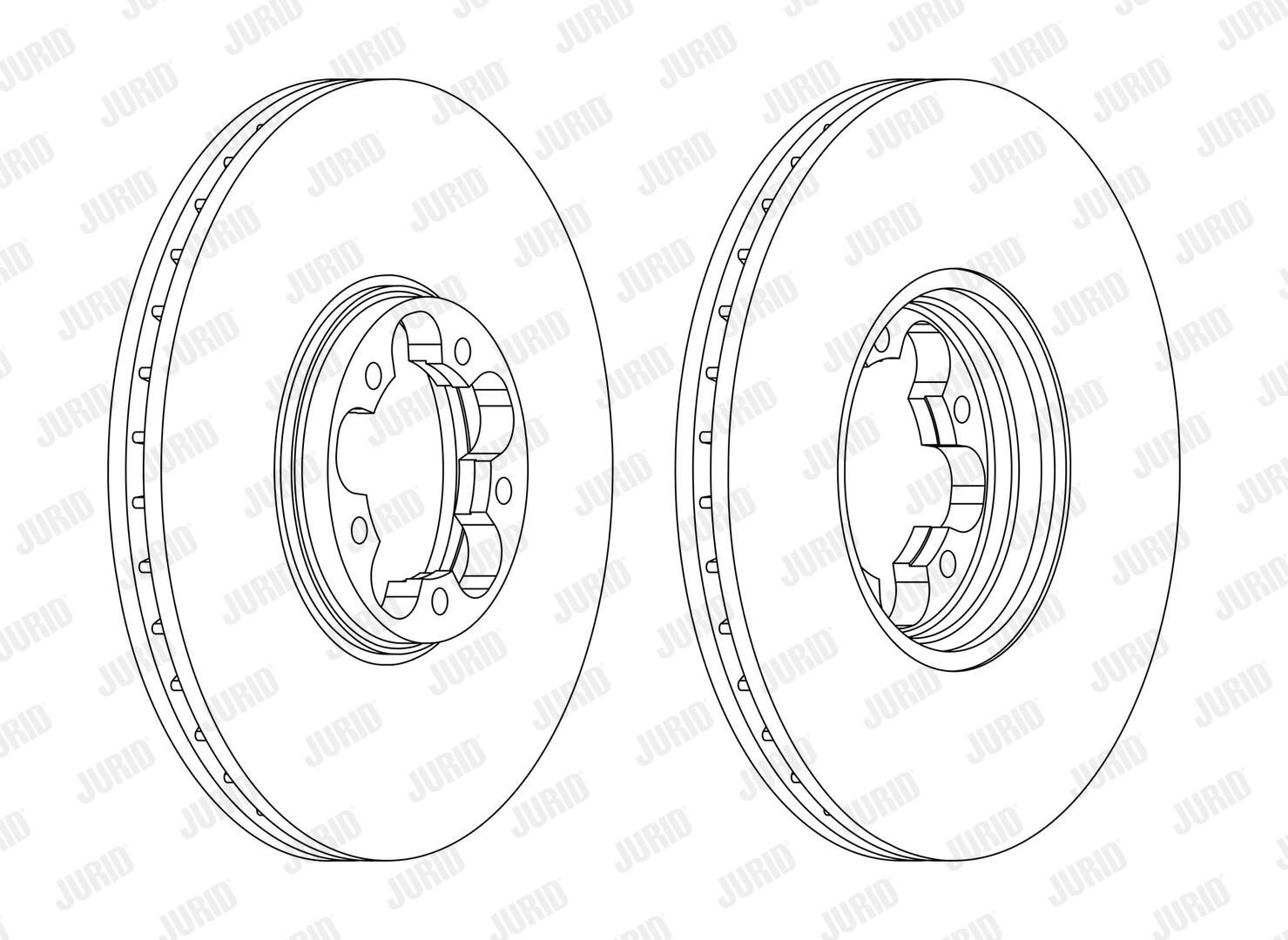 Тормоз дисковый передний Jurid/Bendix 562140JC цена, от 43.25 USD
