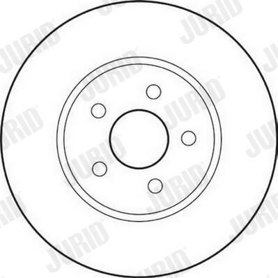 Тормоз дисковый передний Jurid/Bendix 562180JC цена, от 40.58 USD