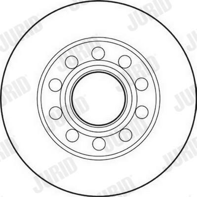 Задний тормозной диск Jurid/Bendix 562192JC цена, от 21.79 USD