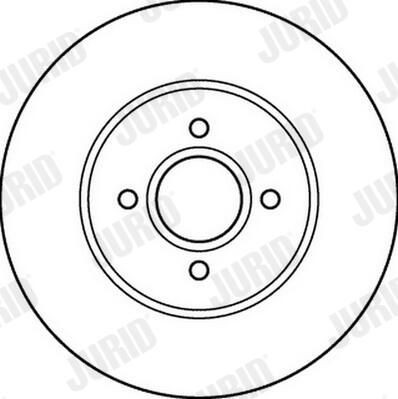 Тормоз дисковый передний Jurid/Bendix 562206JC цена, от 49.07 USD