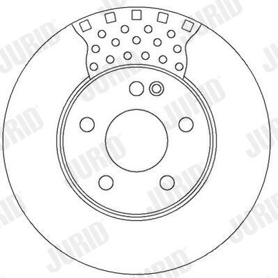 Тормоз дисковый передний Jurid/Bendix 562314JC цена, от 42.61 USD