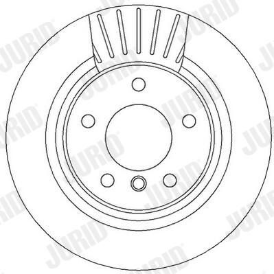 Задний тормозной диск Jurid/Bendix 562316JC цена, от 47.27 USD