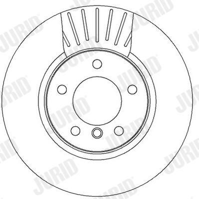 Тормоз дисковый передний Jurid/Bendix 562320JC цена, от 62.19 USD