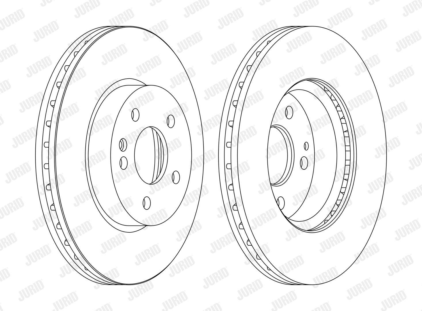 Тормоз дисковый передний Jurid/Bendix 562392JC1 цена, от 42.69 USD